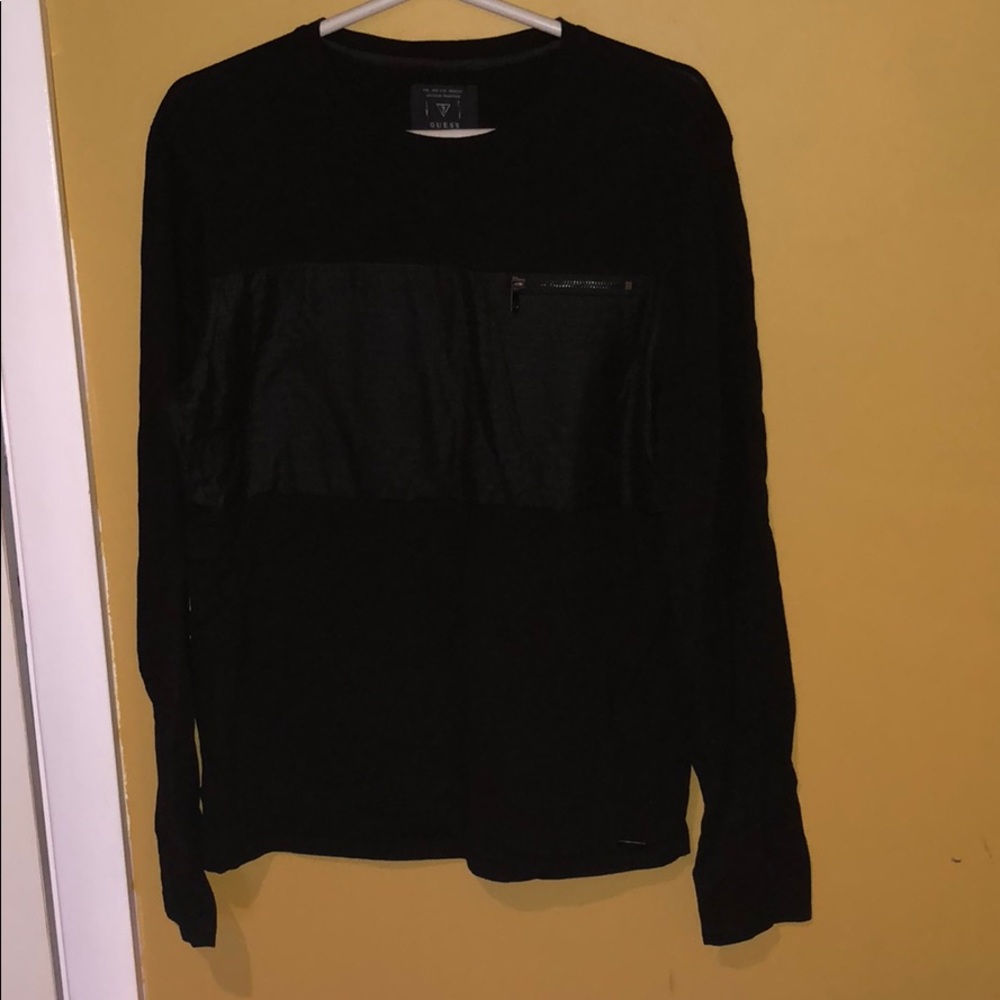GUESS LONG SLEEVE SHIRT BLACK